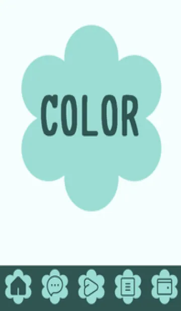 [LINE着せ替え] green color C78の画像1