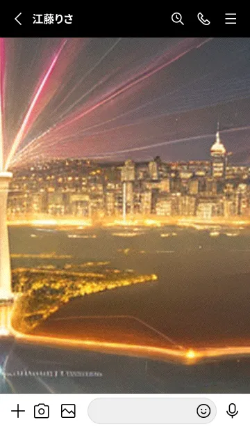 [LINE着せ替え] 夏夜のカケラ#IQ419。の画像2