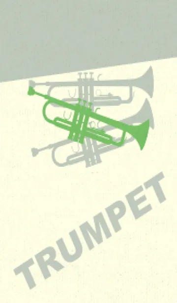 [LINE着せ替え] Trumpet CLR ディープピーグリーンの画像1