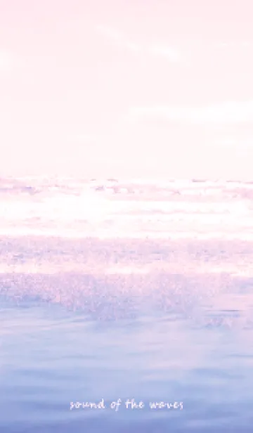 [LINE着せ替え] pink♡波の音03_1の画像1