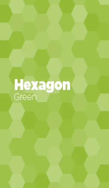 [LINE着せ替え] Hexagon / Green  Tea Color /の画像1