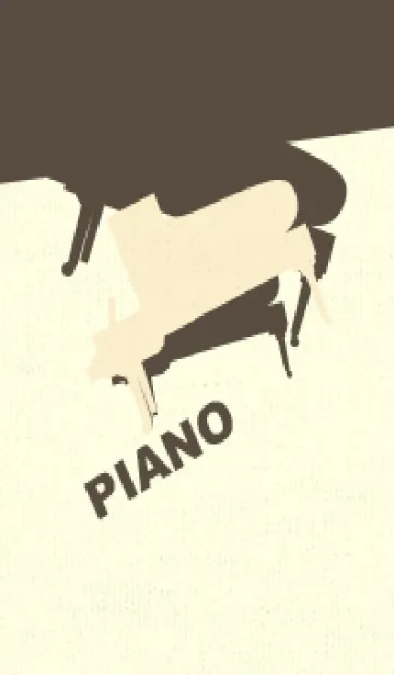 [LINE着せ替え] Piano CLR 鳥の子色の画像1