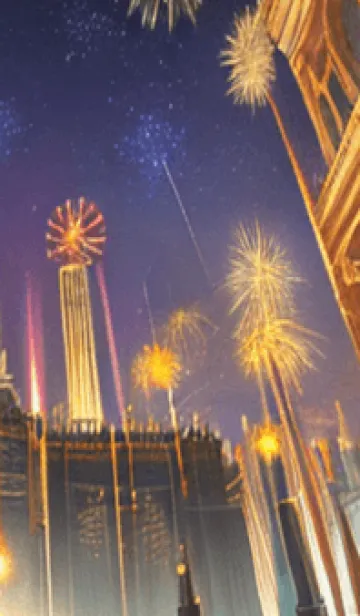 [LINE着せ替え] 夏夜のカケラ#IC018。の画像1