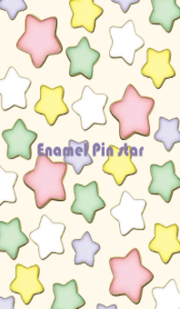 [LINE着せ替え] Enamel Pin Candy Star 131の画像1