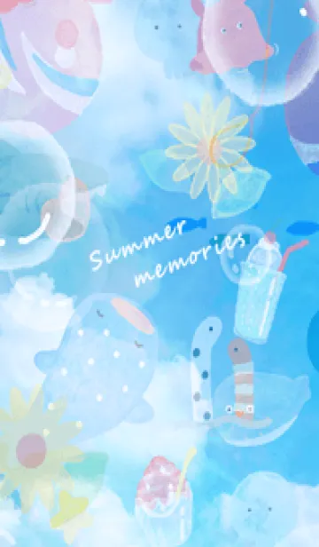 [LINE着せ替え] blue♡memory05_1の画像1