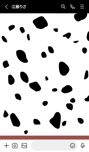 [LINE着せ替え] Dalmatian -小豆-の画像2