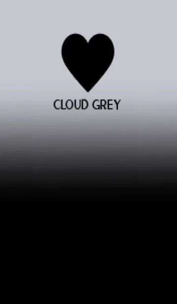 [LINE着せ替え] Black & Cloud Gray Theme V.5 (JP)の画像1