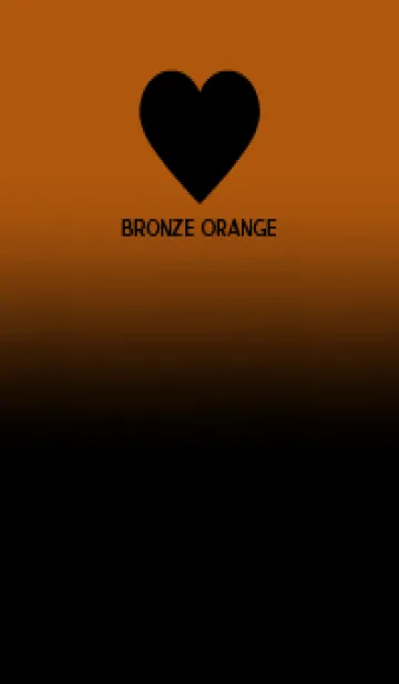 [LINE着せ替え] Black & Bronze Orange Theme V.5 (JP)の画像1