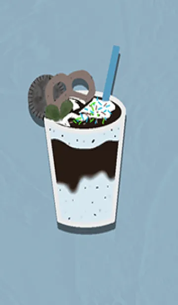 [LINE着せ替え] chocolatemint drinkの画像1