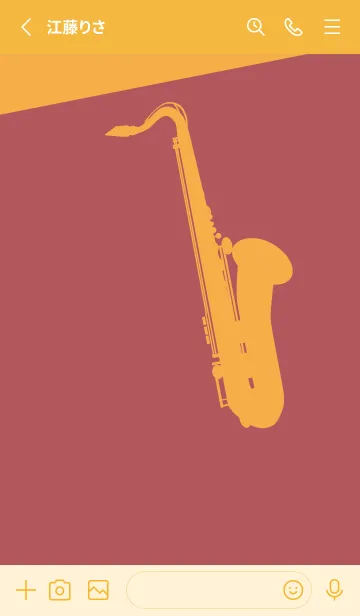 [LINE着せ替え] Saxophone CLR クラーレットの画像2