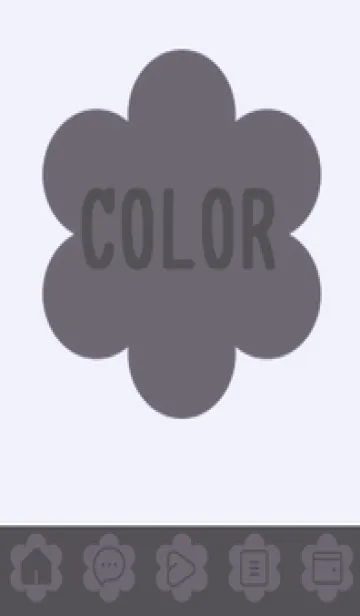 [LINE着せ替え] purple color C39の画像1