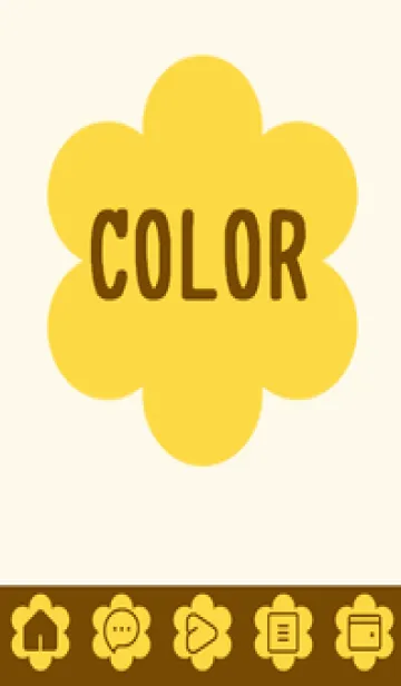 [LINE着せ替え] yellow color C39の画像1