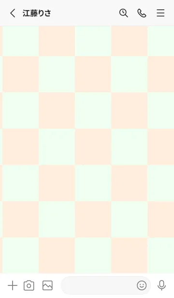 [LINE着せ替え] パステルオレンジ■ハニデュー.TKCの画像2