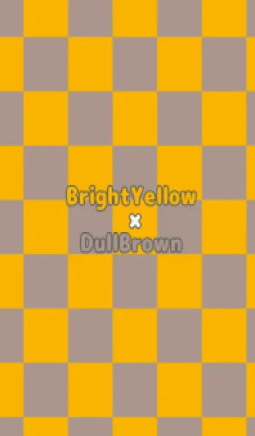 [LINE着せ替え] 山吹色■くすみブラウン.TKCの画像1