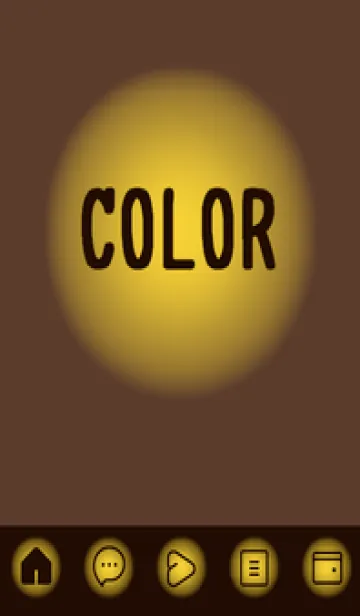 [LINE着せ替え] brown color D36の画像1