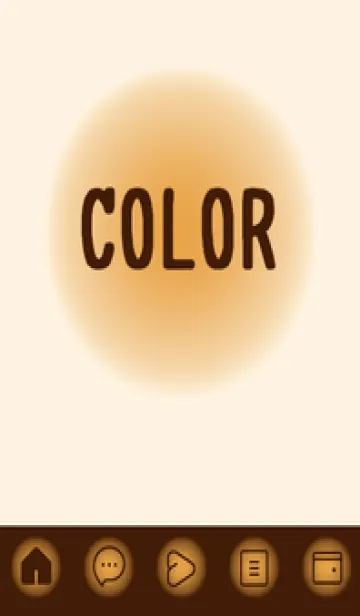 [LINE着せ替え] brown color D39の画像1