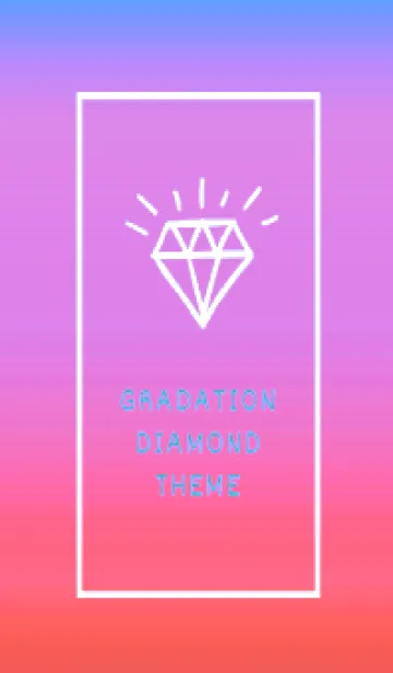 [LINE着せ替え] グラデーション ダイアモンド  295の画像1