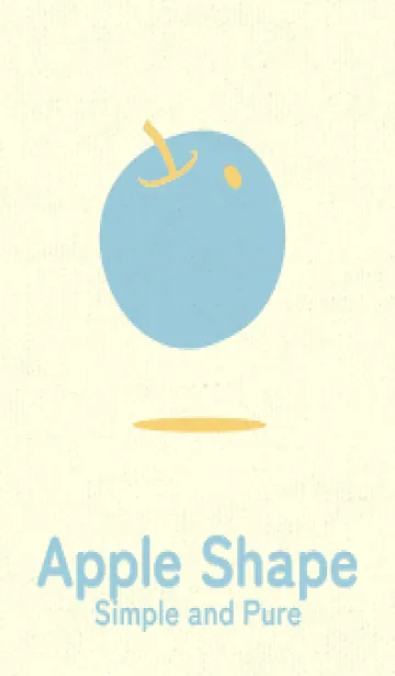 [LINE着せ替え] りんご型のきせかえ 卵色の画像1