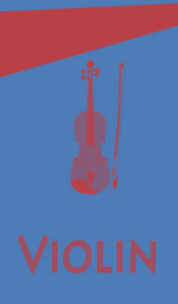 [LINE着せ替え] Violin CLR ペールサルビアブルーの画像1