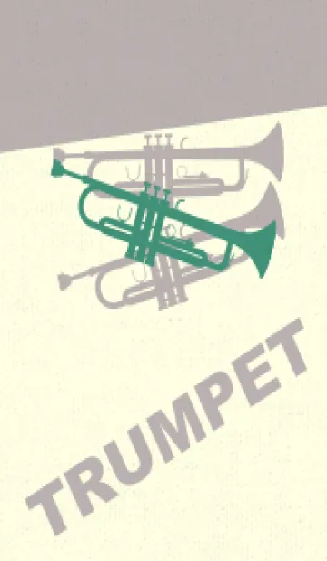 [LINE着せ替え] Trumpet CLR ターコイズグリーンの画像1