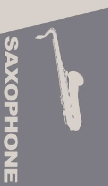 [LINE着せ替え] Saxophone CLR ダブグレイの画像1