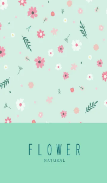 [LINE着せ替え] FLOWER MINT GREEN -NATURAL-19の画像1
