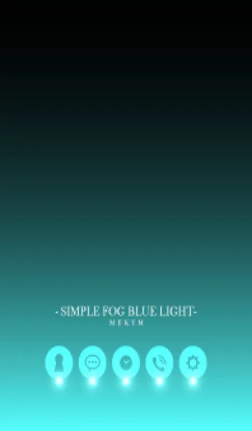 [LINE着せ替え] SIMPLE-FOG BLUE LIGHTの画像1
