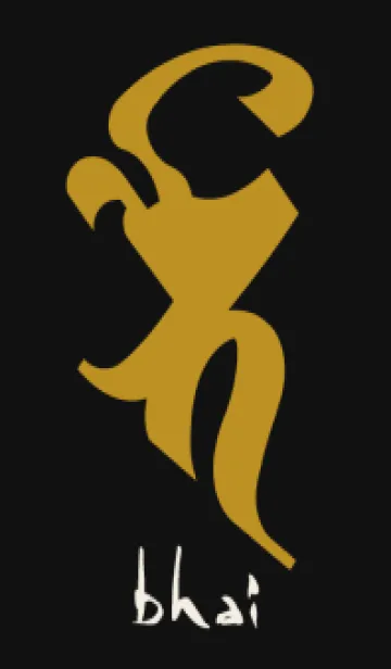 守護梵字［バイ］黒金 (0877の着せ替えメイン画像