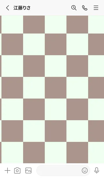 [LINE着せ替え] くすみブラウン■ハニデュー.TKCの画像2