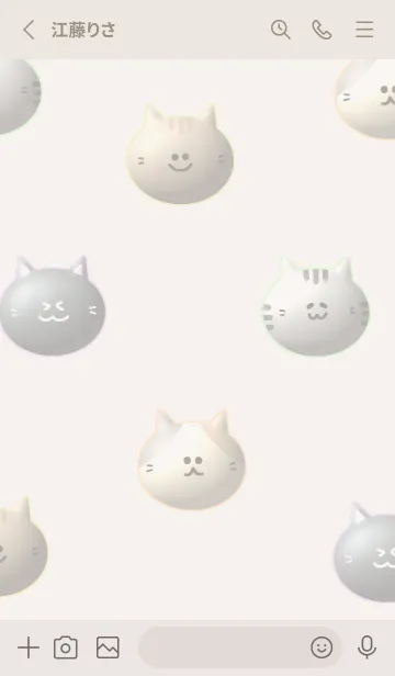 [LINE着せ替え] 3D CATSの画像2