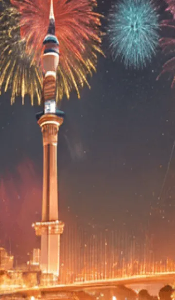 [LINE着せ替え] 夏夜のカケラ#IQ328。の画像1