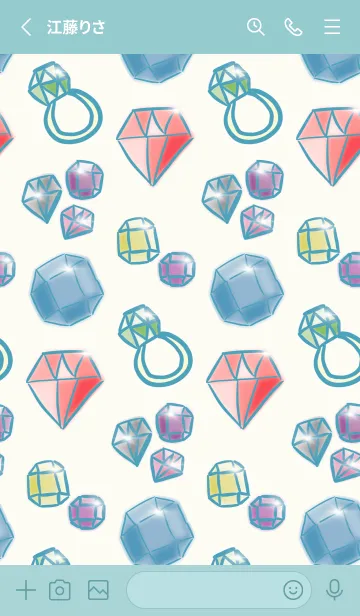 [LINE着せ替え] 推し色あるかな～着せかえ361～の画像2