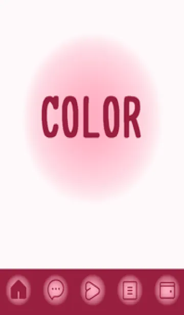 [LINE着せ替え] pink color D39の画像1