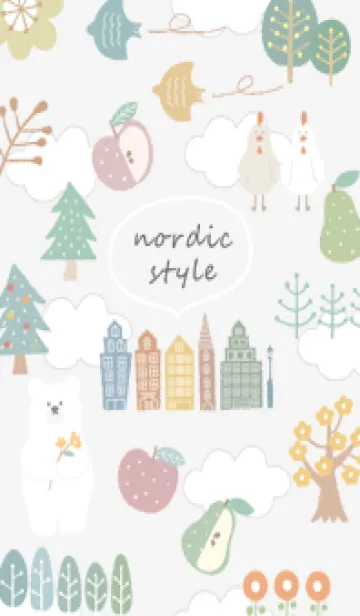 Gray_nordic style01_1の着せ替えメイン画像