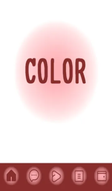 [LINE着せ替え] red color D38の画像1