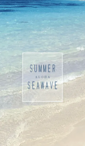 [LINE着せ替え] SUMMER-BLUE SEA WAVE 10の画像1