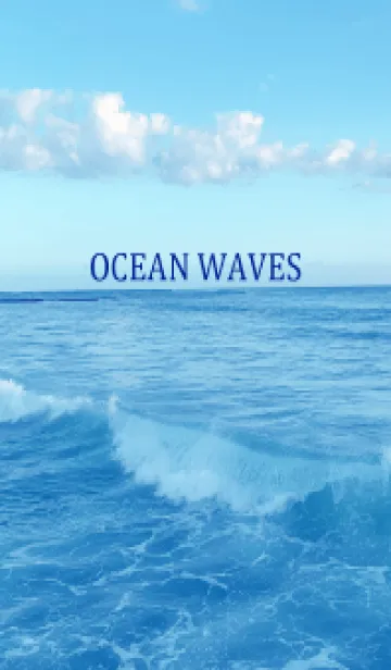 [LINE着せ替え] OCEAN WAVES HAWAII-MEKYM 14の画像1