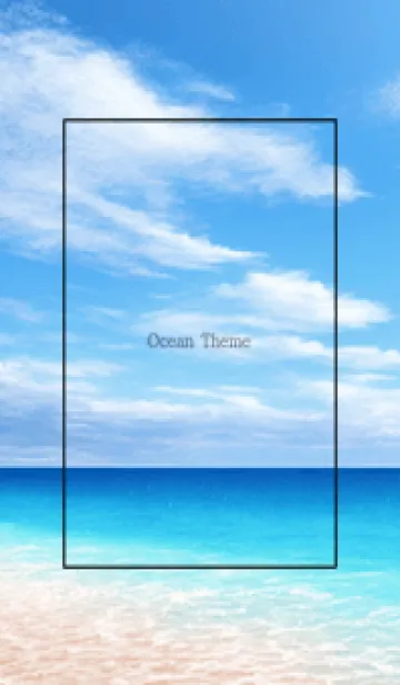 [LINE着せ替え] Ocean Theme - 017 BKの画像1