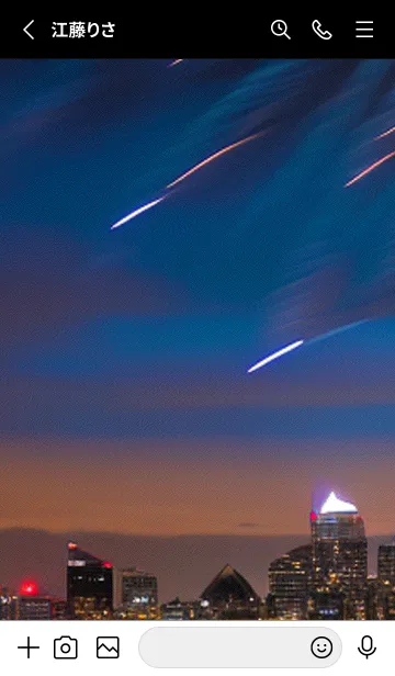 [LINE着せ替え] 夏夜のカケラ#IQ325。の画像2