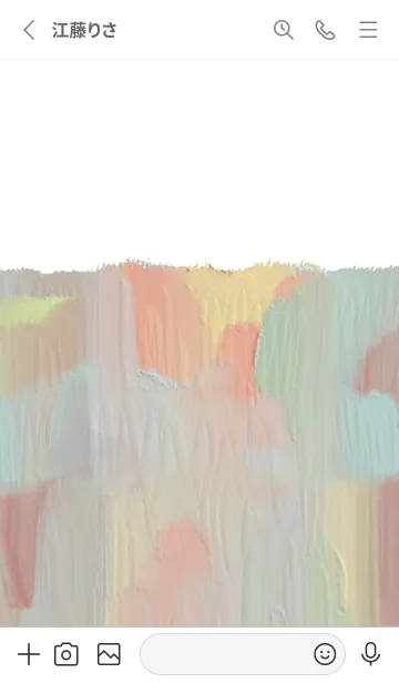 [LINE着せ替え] 油絵アート【le soleil paint 550】の画像2