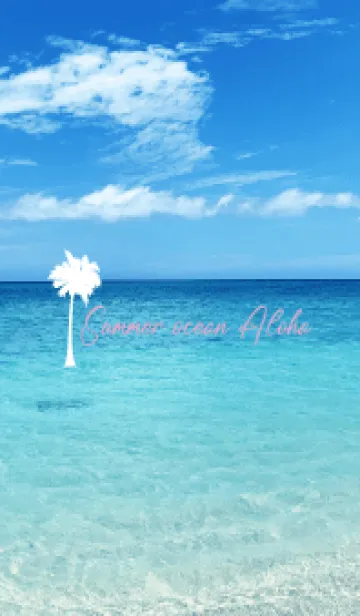 [LINE着せ替え] Summer ocean Aloha.106の画像1