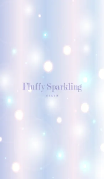 [LINE着せ替え] Fluffy Sparkling PURPLE - MEKYM 13の画像1
