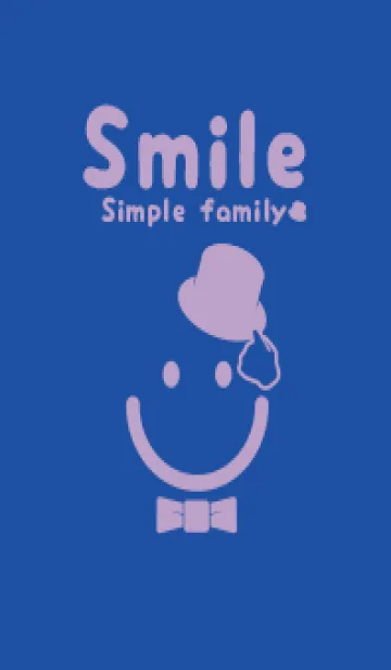 [LINE着せ替え] スマイル＆紳士 瑠璃色の画像1