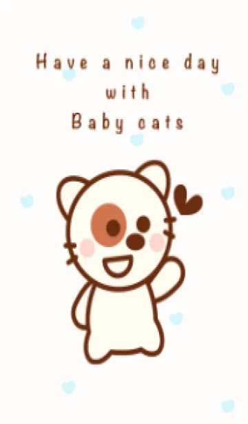 [LINE着せ替え] Baby cats theme 4の画像1
