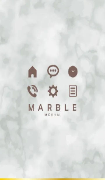 [LINE着せ替え] MONOTONE MARBLE-ICON 23の画像1