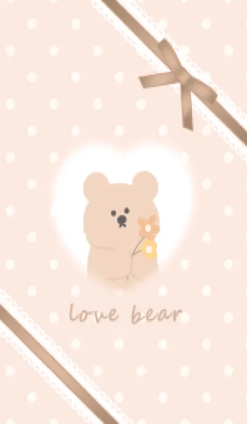 [LINE着せ替え] babypink♡クマLove09_1の画像1