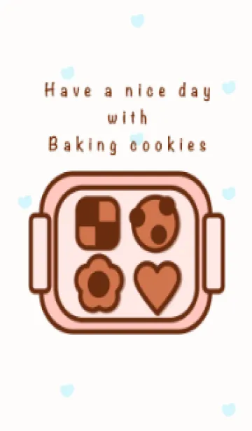 [LINE着せ替え] Baking cookies 3の画像1