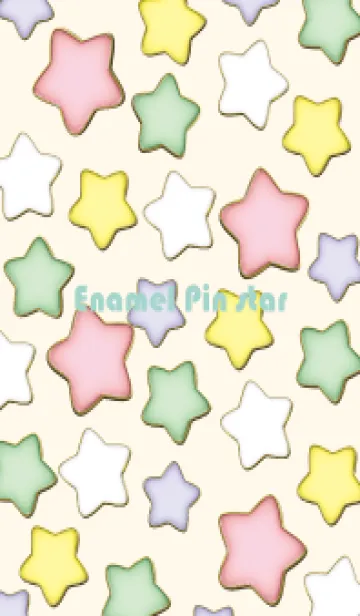 [LINE着せ替え] Enamel Pin Candy Star 134の画像1