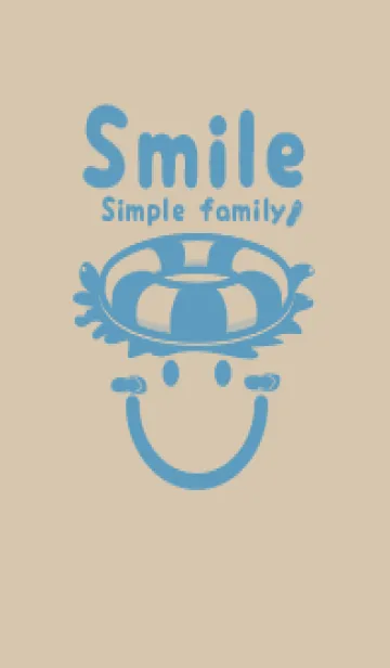 [LINE着せ替え] スマイル＆サマー 亜麻色の画像1