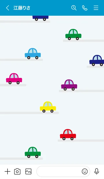 [LINE着せ替え] 車走る！9の画像2